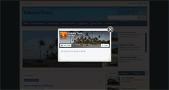 Desktop Screenshot of kuakatatours.com